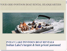 Tablet Screenshot of indianlakepontoons.com